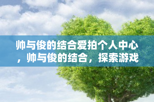 帅与俊的结合爱拍个人中心,帅与俊的结合,探索游戏世界的双重魅力 帅与俊的结合爱拍个人中心,帅与俊的结合,探索游戏世界的双重魅力