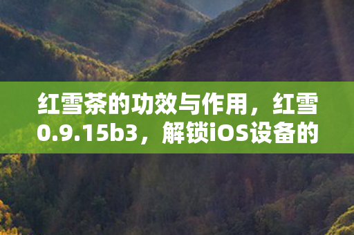 红雪茶的功效与作用,红雪0.9.15b3,解锁iOS设备的全新利器 红雪茶的功效与作用,红雪0.9.15b3,解锁iOS设备的全新利器