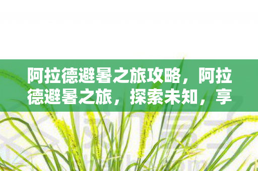 阿拉德避暑之旅攻略,阿拉德避暑之旅,探索未知,享受清凉 阿拉德避暑之旅攻略,阿拉德避暑之旅,探索未知,享受清凉