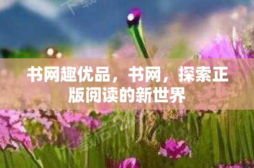 书网趣优品,书网,探索正版阅读的新世界 书网趣优品,书网,探索正版阅读的新世界