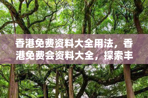 香港免费资料大全用法，香港免费会资料大全，探索丰富资源，尽享便捷服务