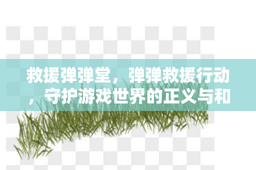 救援弹弹堂,弹弹救援行动,守护游戏世界的正义与和平 救援弹弹堂,弹弹救援行动,守护游戏世界的正义与和平