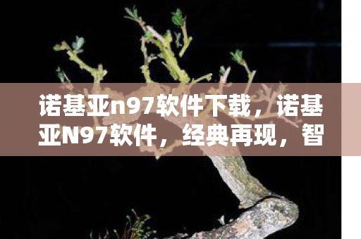诺基亚n97软件下载，诺基亚N97软件，经典再现，智能体验再升级