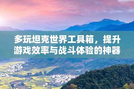 多玩坦克世界工具箱,提升游戏效率与战斗体验的神器 多玩坦克世界工具箱,提升游戏效率与战斗体验的神器