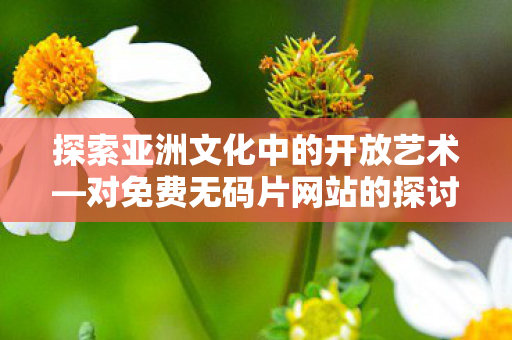 探索亚洲文化中的开放艺术—对免费无码片网站的探讨 探索亚洲文化中的开放艺术—对免费无码片网站的探讨