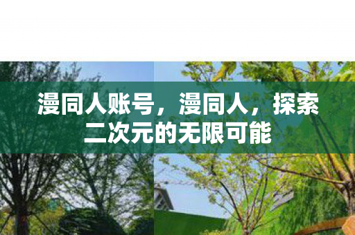 漫同人账号,漫同人,探索二次元的无限可能 漫同人账号,漫同人,探索二次元的无限可能