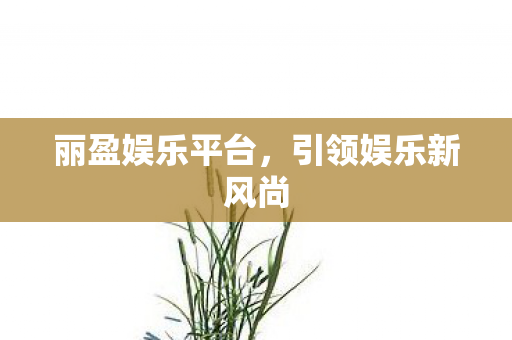 丽盈娱乐平台,引领娱乐新风尚 丽盈娱乐平台,引领娱乐新风尚