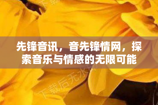 先锋音讯,音先锋情网,探索音乐与情感的无限可能 先锋音讯,音先锋情网,探索音乐与情感的无限可能