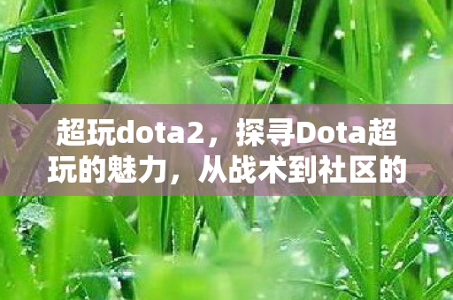 超玩dota2,探寻Dota超玩的魅力,从战术到社区的深度剖析 超玩dota2,探寻Dota超玩的魅力,从战术到社区的深度剖析