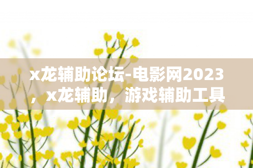 x龙辅助论坛-电影网2023,x龙辅助,游戏辅助工具的正确使用与注意事项 x龙辅助论坛-电影网2023,x龙辅助,游戏辅助工具的正确使用与注意事项