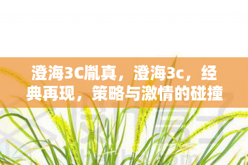 澄海3C胤真,澄海3c,经典再现,策略与激情的碰撞 澄海3C胤真,澄海3c,经典再现,策略与激情的碰撞