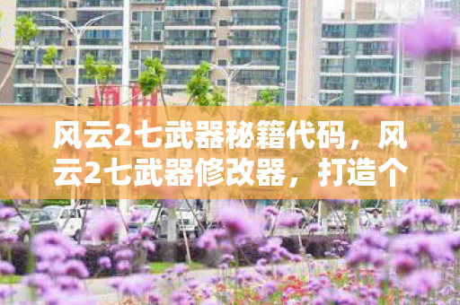 风云2七武器秘籍代码,风云2七武器修改器,打造个性化游戏体验的利器 风云2七武器秘籍代码,风云2七武器修改器,打造个性化游戏体验的利器