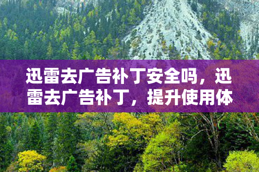 迅雷去广告补丁安全吗,迅雷去广告补丁,提升使用体验,告别繁琐广告 迅雷去广告补丁安全吗,迅雷去广告补丁,提升使用体验,告别繁琐广告