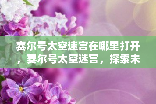 赛尔号太空迷宫在哪里打开，赛尔号太空迷宫，探索未知宇宙的神秘之旅