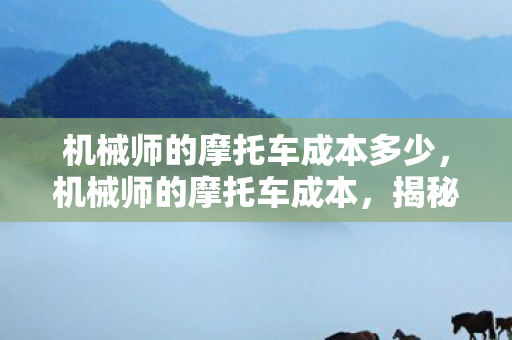 机械师的摩托车成本多少,机械师的摩托车成本,揭秘背后的经济逻辑与工艺细节 机械师的摩托车成本多少,机械师的摩托车成本,揭秘背后的经济逻辑与工艺细节