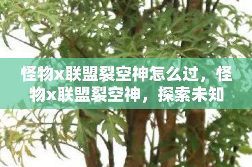 怪物x联盟裂空神怎么过,怪物x联盟裂空神,探索未知世界的神秘力量 怪物x联盟裂空神怎么过,怪物x联盟裂空神,探索未知世界的神秘力量