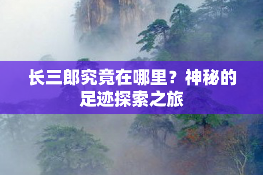长三郎究竟在哪里?神秘的足迹探索之旅 长三郎究竟在哪里?神秘的足迹探索之旅