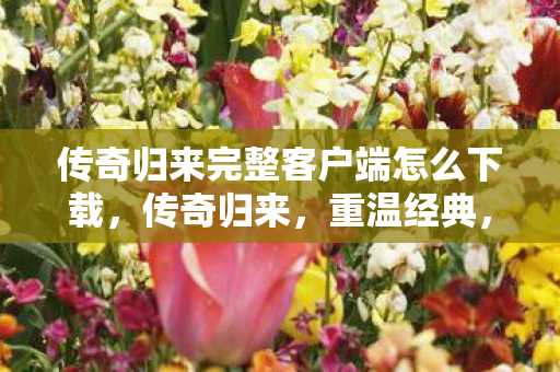 传奇归来完整客户端怎么下载,传奇归来,重温经典,再续传奇 传奇归来完整客户端怎么下载,传奇归来,重温经典,再续传奇