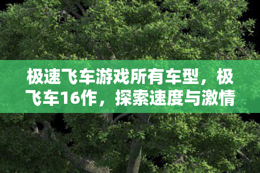 极速飞车游戏所有车型,极飞车16作,探索速度与激情的极限 极速飞车游戏所有车型,极飞车16作,探索速度与激情的极限