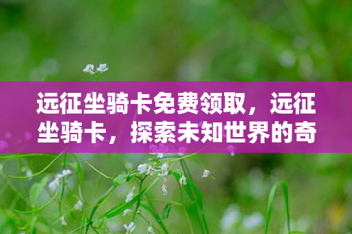 远征坐骑卡免费领取,远征坐骑卡,探索未知世界的奇幻之旅 远征坐骑卡免费领取,远征坐骑卡,探索未知世界的奇幻之旅