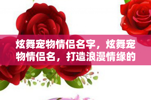 炫舞宠物情侣名字,炫舞宠物情侣名,打造浪漫情缘的甜蜜昵称 炫舞宠物情侣名字,炫舞宠物情侣名,打造浪漫情缘的甜蜜昵称