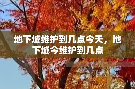地下城维护到几点今天,地下城今维护到几点 地下城维护到几点今天,地下城今维护到几点
