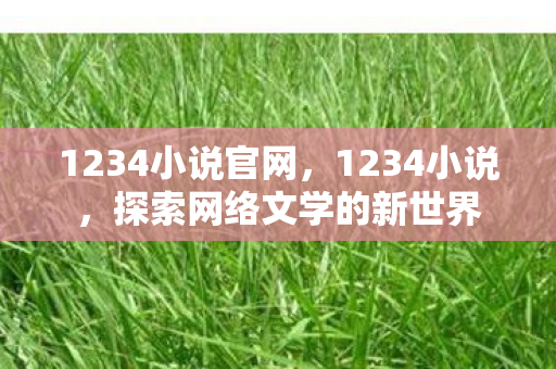 1234小说官网,1234小说,探索网络文学的新世界 1234小说官网,1234小说,探索网络文学的新世界