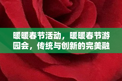 暖暖春节活动,暖暖春节游园会,传统与创新的完美融合 暖暖春节活动,暖暖春节游园会,传统与创新的完美融合