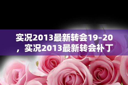 实况2013最新转会19–20，实况2013最新转会补丁，重塑绿茵场，引领足球游戏新风尚