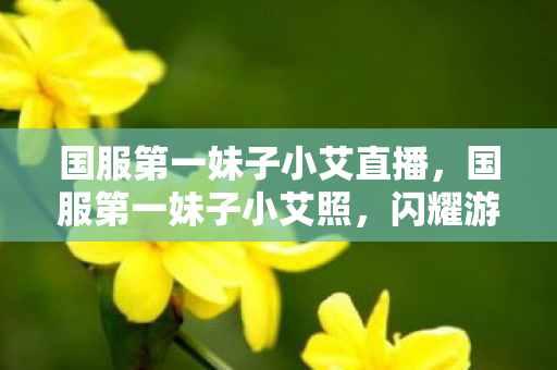 国服第一妹子小艾直播,国服第一妹子小艾照,闪耀游戏世界的颜值担当 国服第一妹子小艾直播,国服第一妹子小艾照,闪耀游戏世界的颜值担当