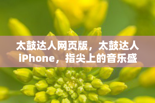 太鼓达人网页版,太鼓达人iPhone,指尖上的音乐盛宴 太鼓达人网页版,太鼓达人iPhone,指尖上的音乐盛宴