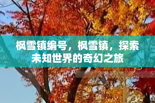 枫雪镇编号,枫雪镇,探索未知世界的奇幻之旅 枫雪镇编号,枫雪镇,探索未知世界的奇幻之旅