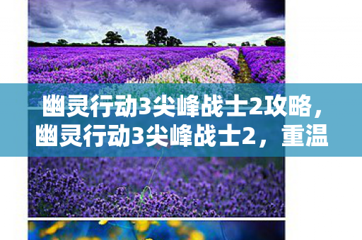 幽灵行动3尖峰战士2攻略,幽灵行动3尖峰战士2,重温经典,探索未来战争 幽灵行动3尖峰战士2攻略,幽灵行动3尖峰战士2,重温经典,探索未来战争