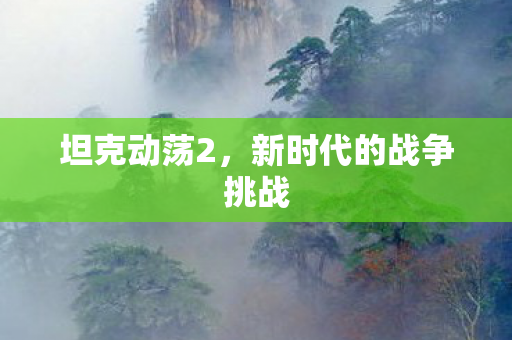 坦克动荡2,新时代的战争挑战 坦克动荡2,新时代的战争挑战