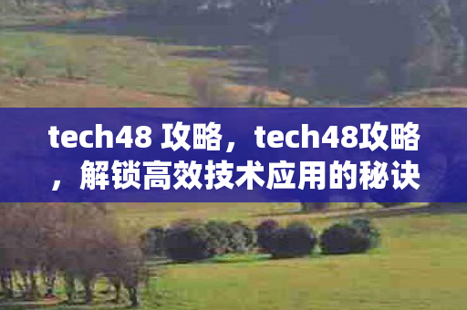 tech48 攻略,tech48攻略,解锁高效技术应用的秘诀 tech48 攻略,tech48攻略,解锁高效技术应用的秘诀