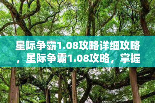 星际争霸1.08攻略详细攻略,星际争霸1.08攻略,掌握关键策略,提升游戏实力 星际争霸1.08攻略详细攻略,星际争霸1.08攻略,掌握关键策略,提升游戏实力