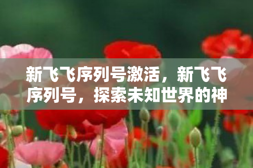 新飞飞序列号激活,新飞飞序列号,探索未知世界的神秘钥匙 新飞飞序列号激活,新飞飞序列号,探索未知世界的神秘钥匙