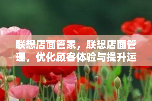 联想店面管家,联想店面管理,优化顾客体验与提升运营效率 联想店面管家,联想店面管理,优化顾客体验与提升运营效率