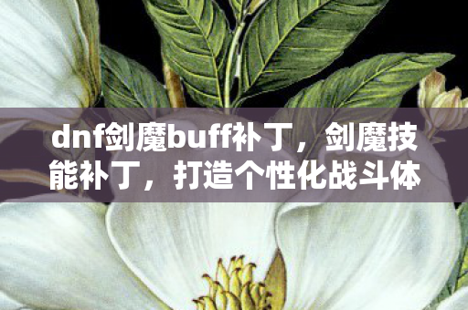 dnf剑魔buff补丁,剑魔技能补丁,打造个性化战斗体验 dnf剑魔buff补丁,剑魔技能补丁,打造个性化战斗体验
