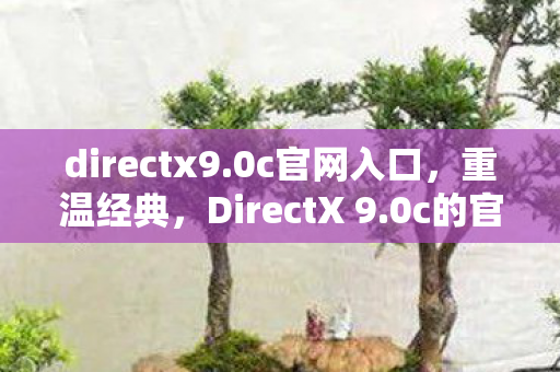 directx9.0c官网入口,重温经典,DirectX 9.0c的官方之旅 directx9.0c官网入口,重温经典,DirectX 9.0c的官方之旅