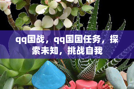 qq国战，qq国国任务，探索未知，挑战自我