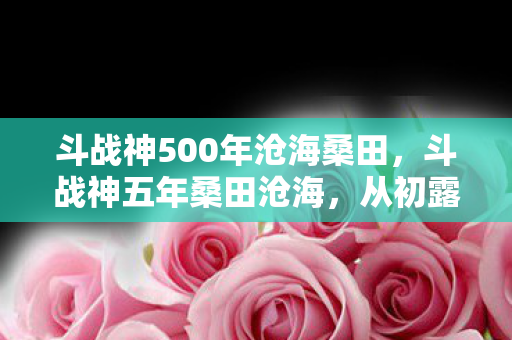 斗战神500年沧海桑田，斗战神五年桑田沧海，从初露锋芒到辉煌绽放