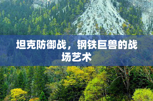 坦克防御战,钢铁巨兽的战场艺术 坦克防御战,钢铁巨兽的战场艺术