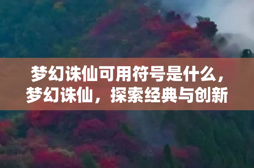梦幻诛仙可用符号是什么，梦幻诛仙，探索经典与创新的完美融合