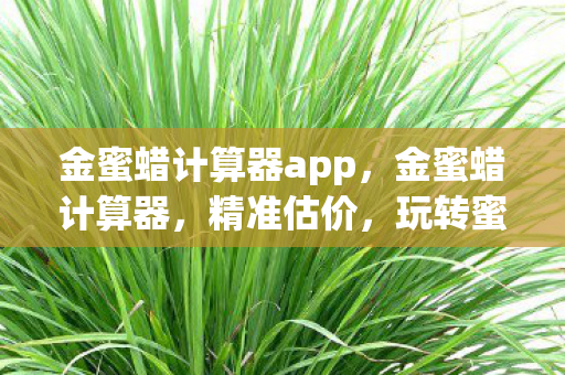 金蜜蜡计算器app,金蜜蜡计算器,精准估价,玩转蜜蜡收藏 金蜜蜡计算器app,金蜜蜡计算器,精准估价,玩转蜜蜡收藏