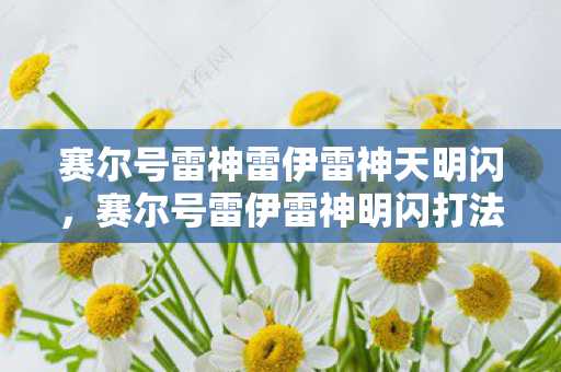 赛尔号雷神雷伊雷神天明闪,赛尔号雷伊雷神明闪打法攻略 赛尔号雷神雷伊雷神天明闪,赛尔号雷伊雷神明闪打法攻略