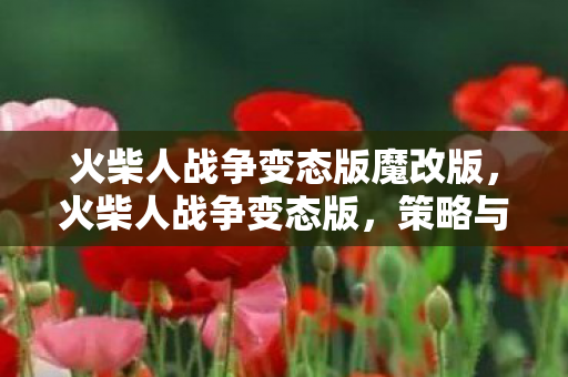 火柴人战争变态版魔改版，火柴人战争变态版，策略与力量的极致展现
