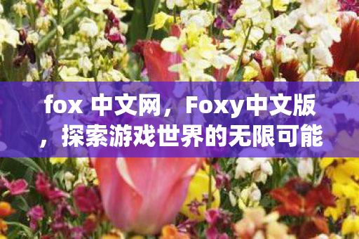 fox 中文网,Foxy中文版,探索游戏世界的无限可能 fox 中文网,Foxy中文版,探索游戏世界的无限可能