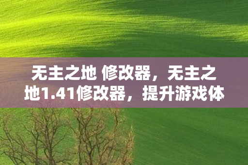无主之地 修改器,无主之地1.41修改器,提升游戏体验的神奇工具 无主之地 修改器,无主之地1.41修改器,提升游戏体验的神奇工具