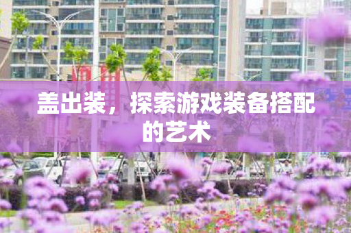 盖出装,探索游戏装备搭配的艺术 盖出装,探索游戏装备搭配的艺术